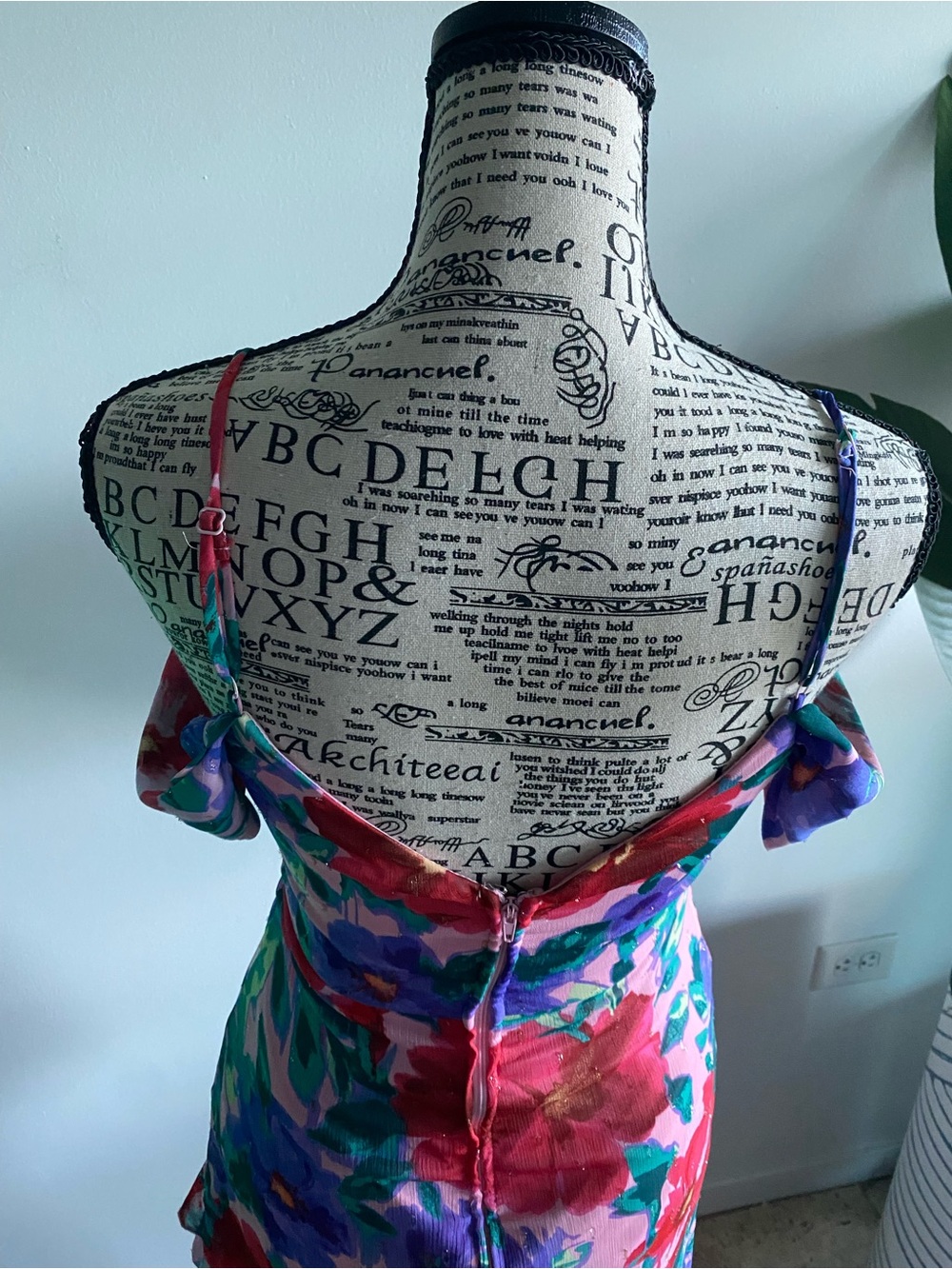 Gorgeous Colorful High-Low Ruffle Dress! - Picture 9 of 13